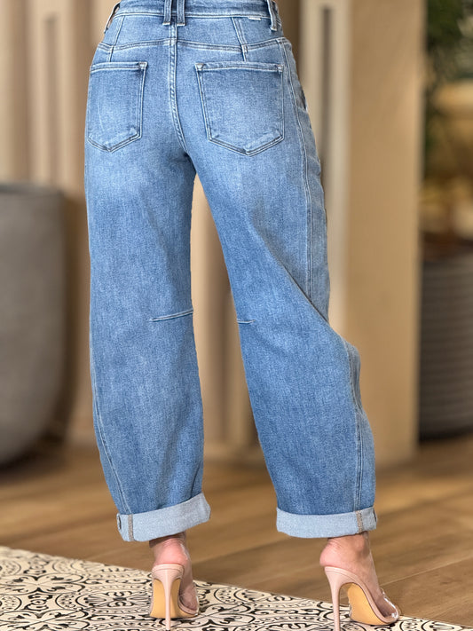Risen Barrel Jeans