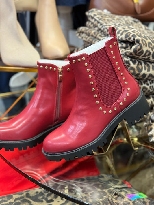 Kita Burgundy Boots