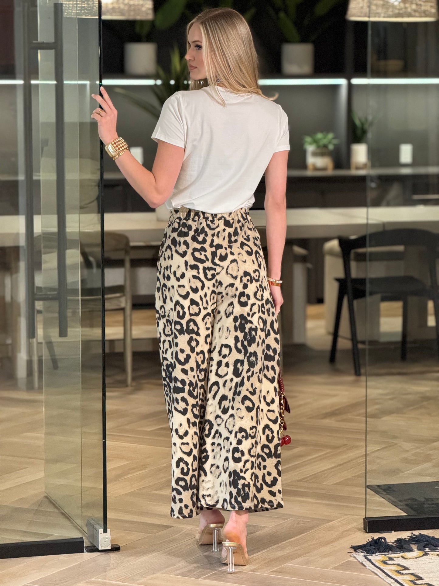 Maitte Leopard Italian Pants