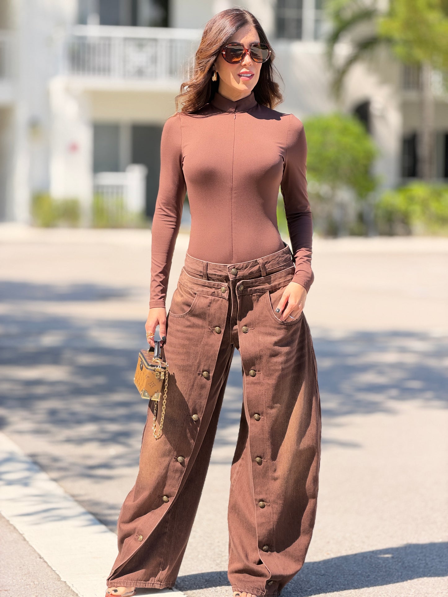 24979 Daz Brown Bleach Jeans