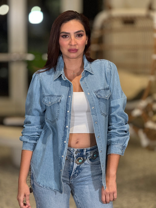 Risen Denim Shirt