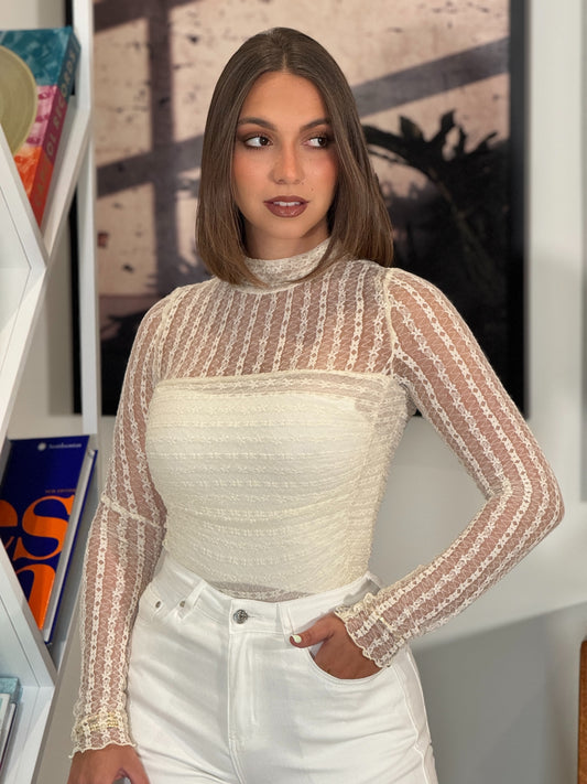 Promesa Yvory Lace Bodysuit