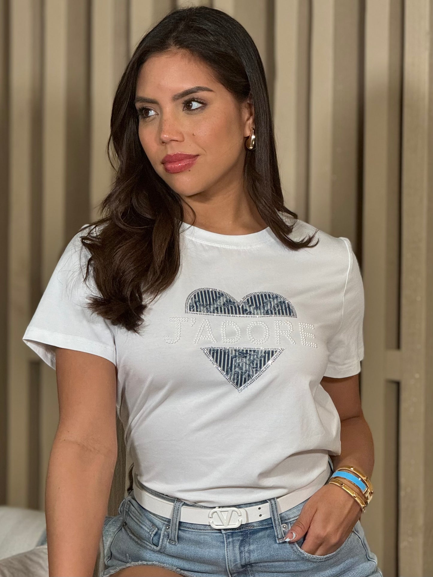 Adora Heart White T-Shirt