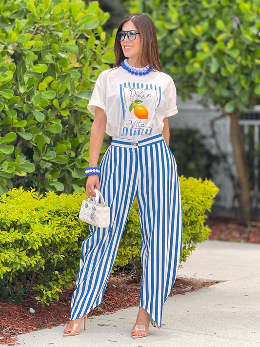 Nylett Blue Lines Aladdin Pants