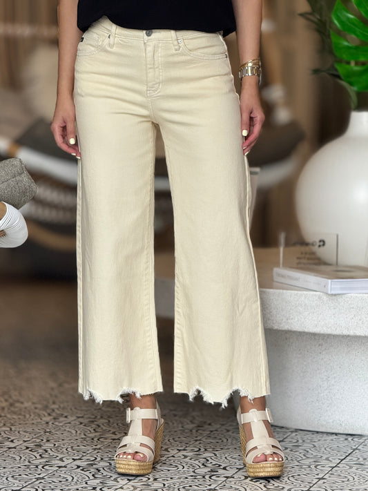 Kancan Yellow Ripped Jeans