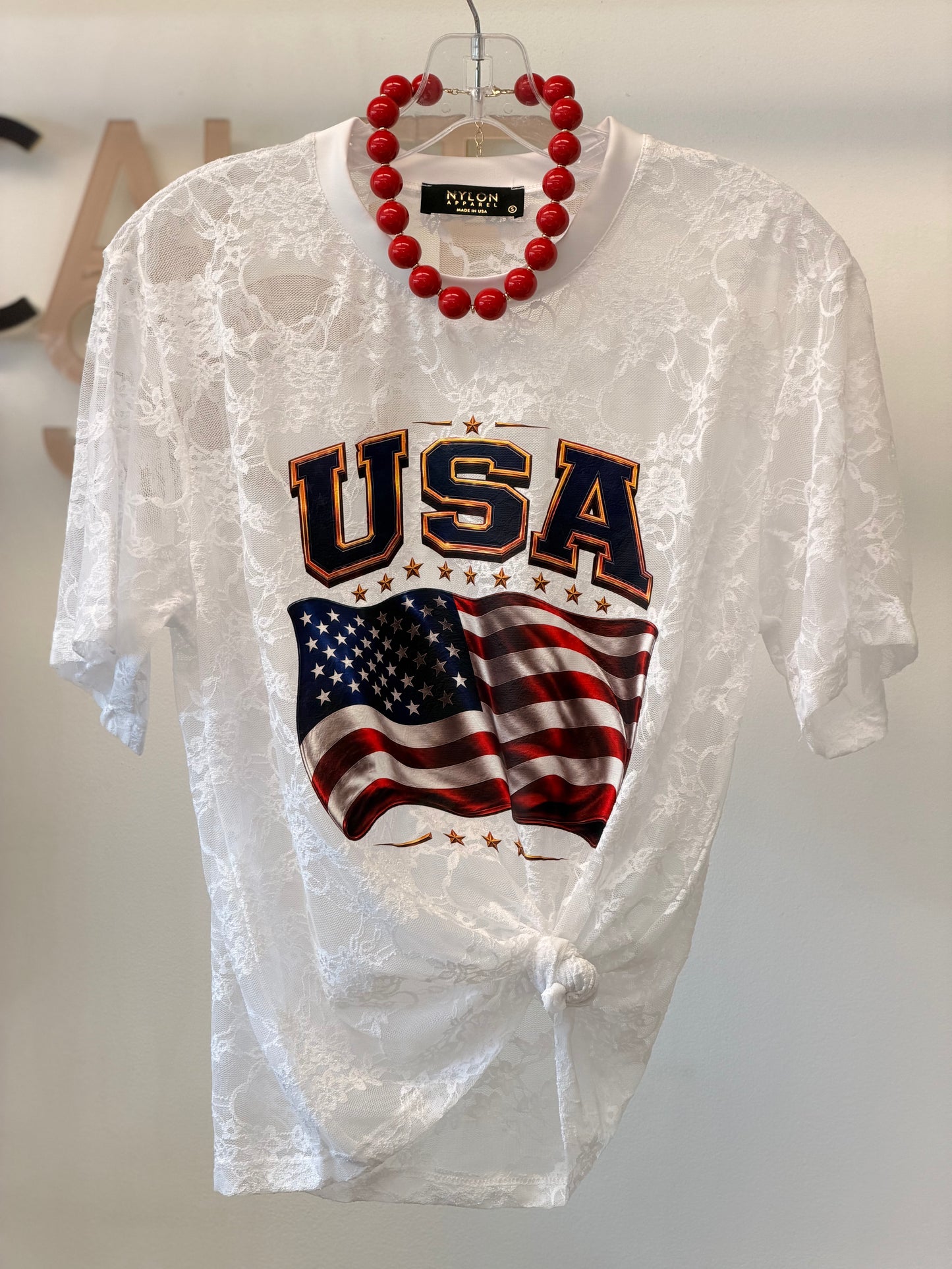 USA Lace T-Shirt