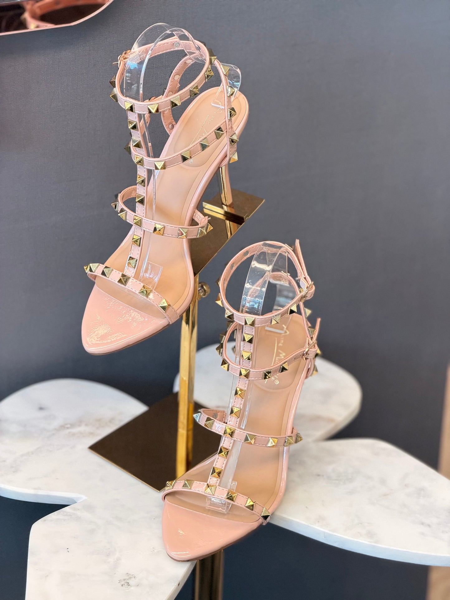 Bushfire Nude Remache Heels