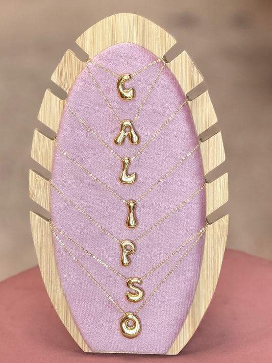 Iniciales Gold Balloon