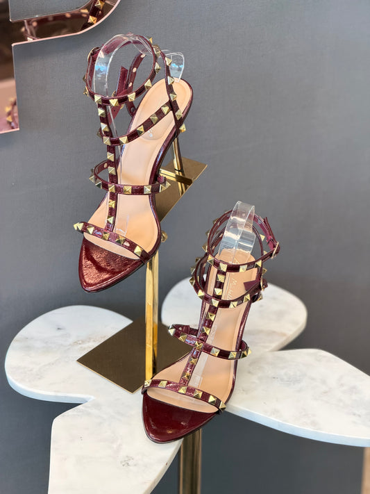 Bushfire Burgundy Remache Heels