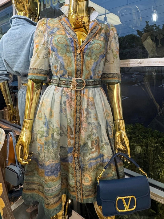 Gardenia Blue Dress