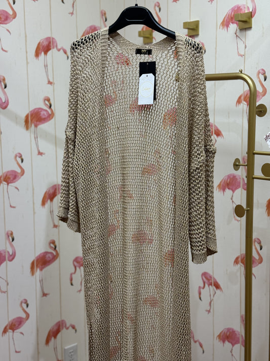 Knitted Gold Shawl