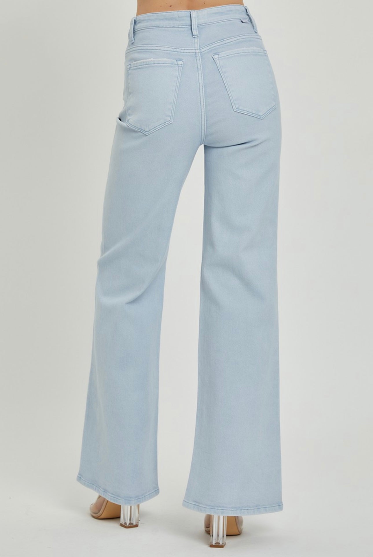 Daniella Light Blue Wide Leg Jeans