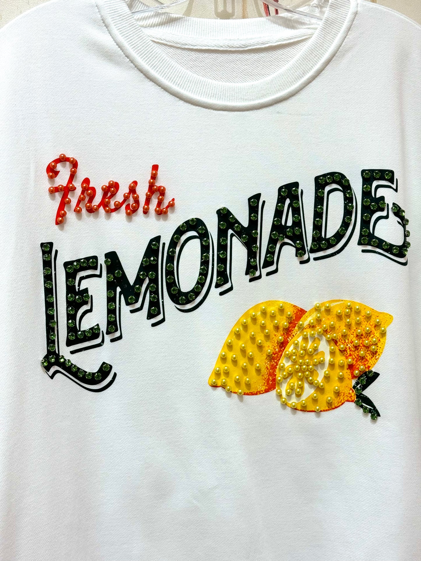 The Lemonade Rhinestone Sweater Top