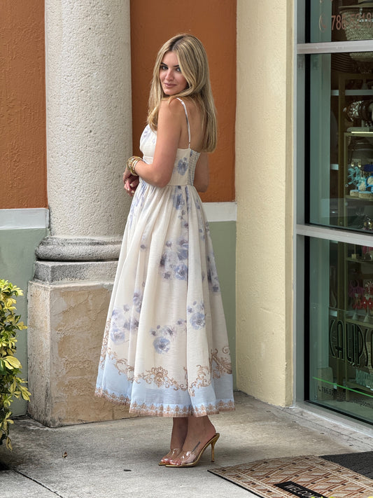 Gardenia Floral Dress