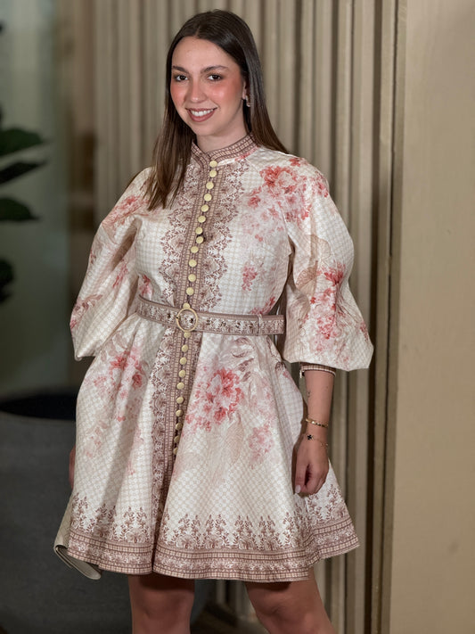 Gardenia Pink/Brown Dress Gala