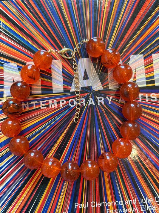 Orange Necklace