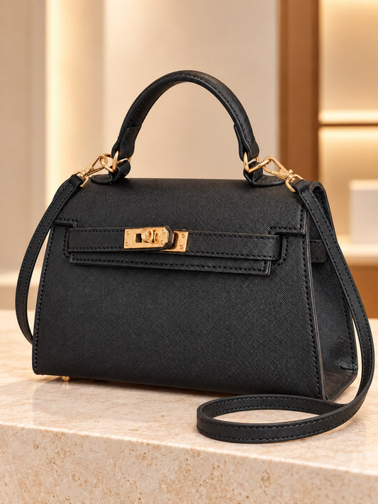 Kelly Black Mini Bag