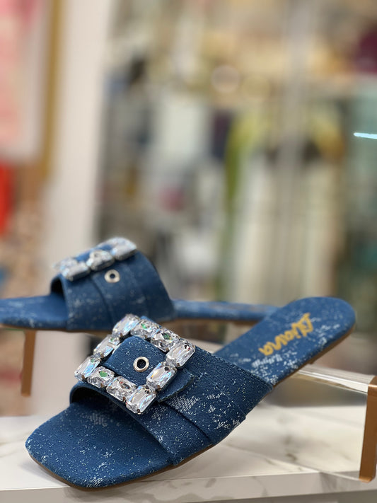 Lilian Denim Flats