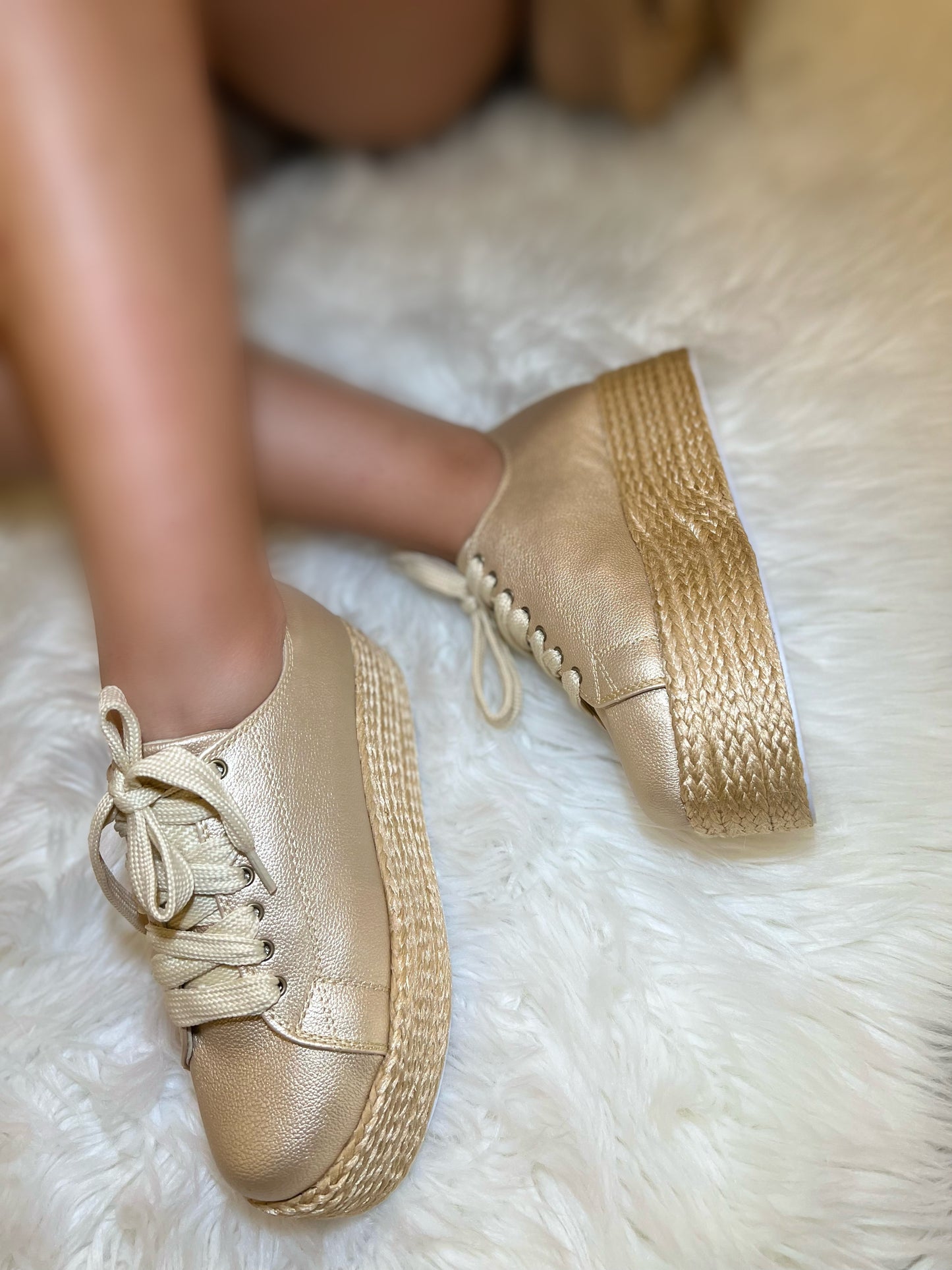 Fabiola Gold Shoes