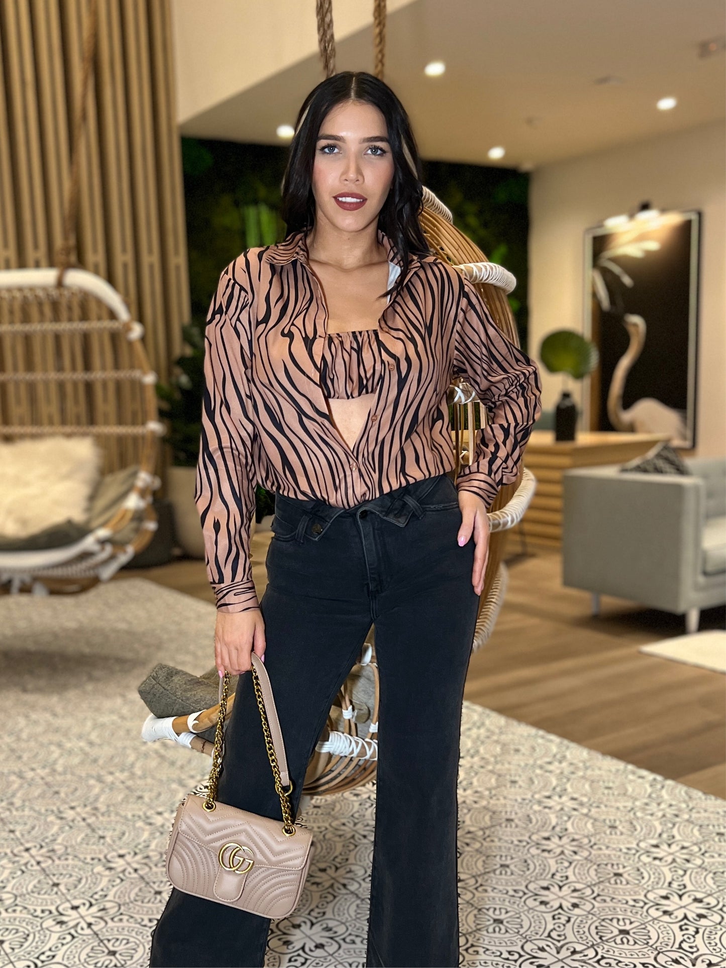 Tiger Top and Blouse