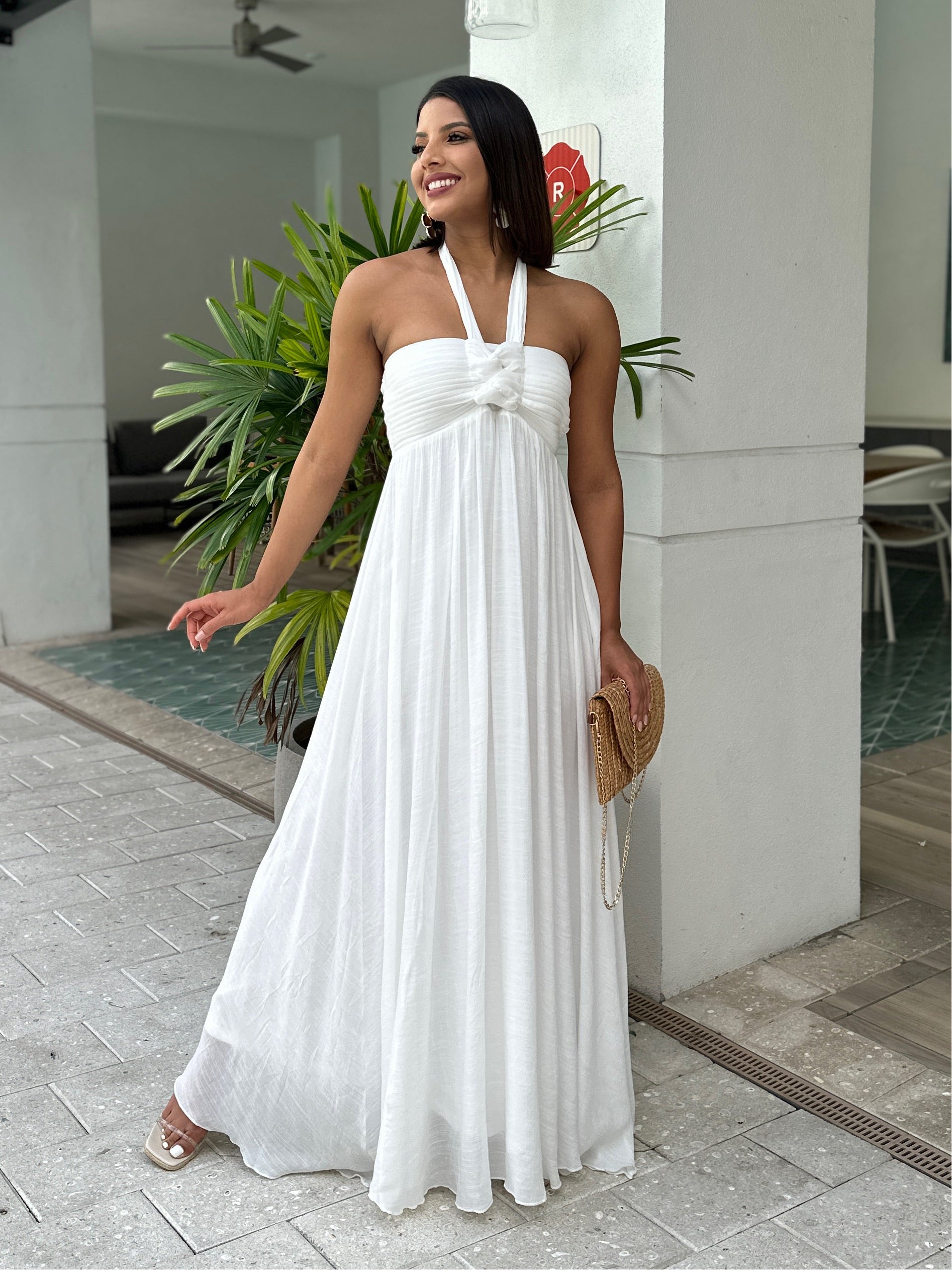 Angelica White Dress – Calipso Miami