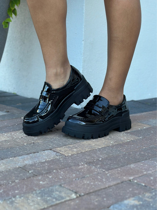 Hailey Black Loafers